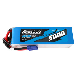 Gens Ace G-Tech LiPo - 6S 5000 mAh 22,2V (45C) 6S1P LiPo Battery Pack with EC5
