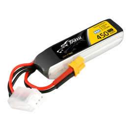 Gens Ace LiPo Tattu Serie - 2S 450mAh 7,6V 2S1P HV (95C) XT30 Plug